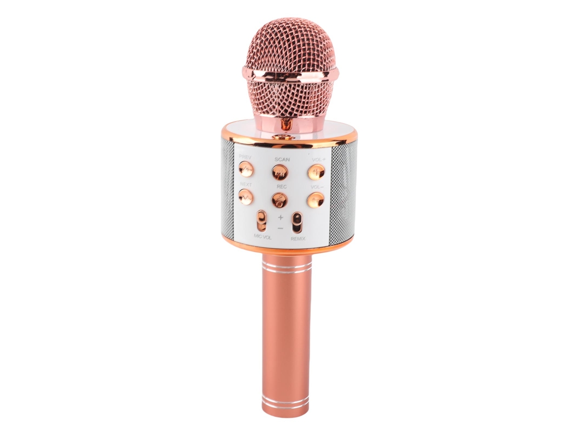 Microfone Sem Fio Profissional Bt Alto-falante Karaokê Player De Música Ktv Gravador De Canta Microfone Portátil Plug And Play