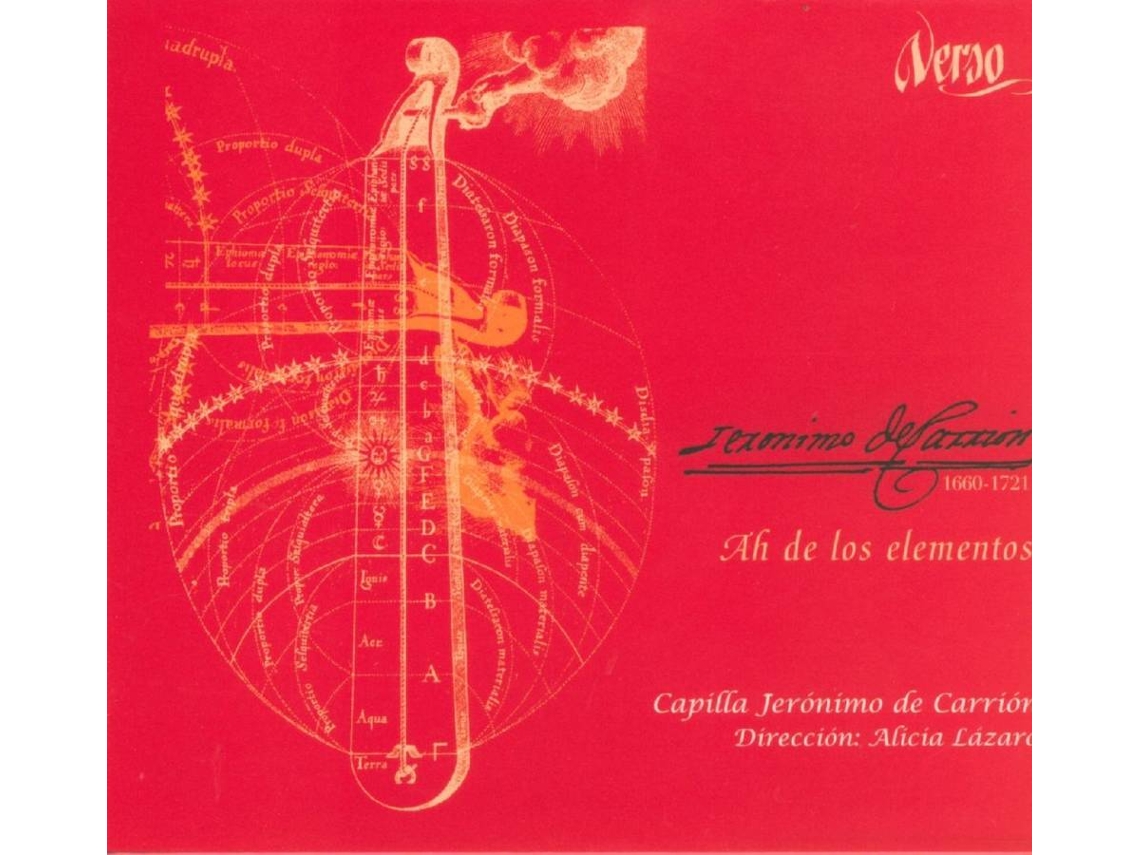 CD Lazaro,A./Capilla Jeronimo de Carrion - Ah de los elementos (1CD)