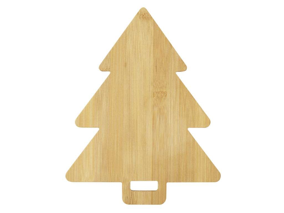 Tábua De Cozinha Em Bambu Com Forma De Árvore De Natal - Rosa