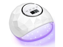Lâmpada de Unha Uv Led, Secador Unhas Mais Rápido para Esmalte Gel, Cura com 4 Temporizador C Onfiguração Tela Lcd GOKOCO