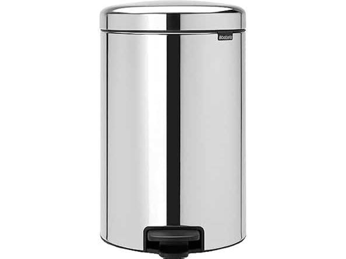 Caixote do Lixo BRABANTIA Pedal 20 Litros (Inox Brilhante)