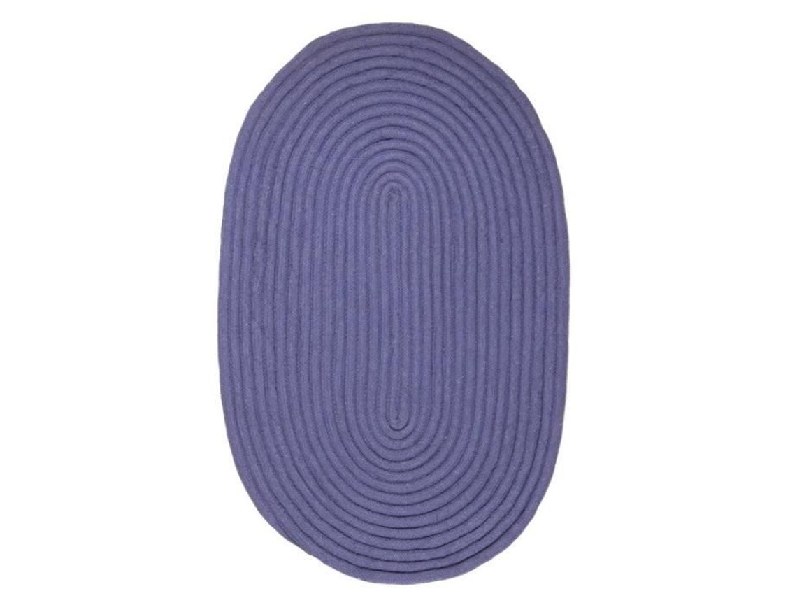 Tapete De Algodão Reversível Efeito Corda Azul Da Córsega 50x80