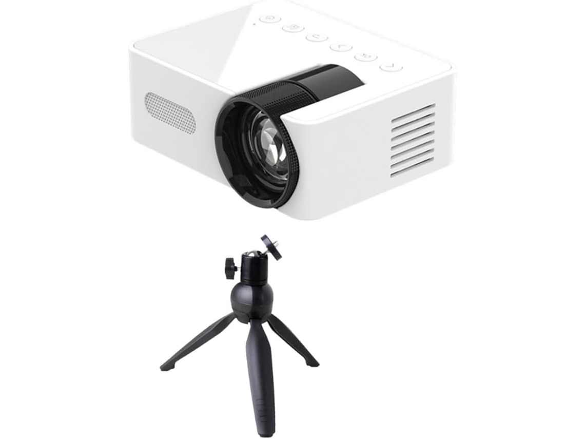 Mini Projetor Led Hd 1080p Para Celular Com Suporte, Leitor