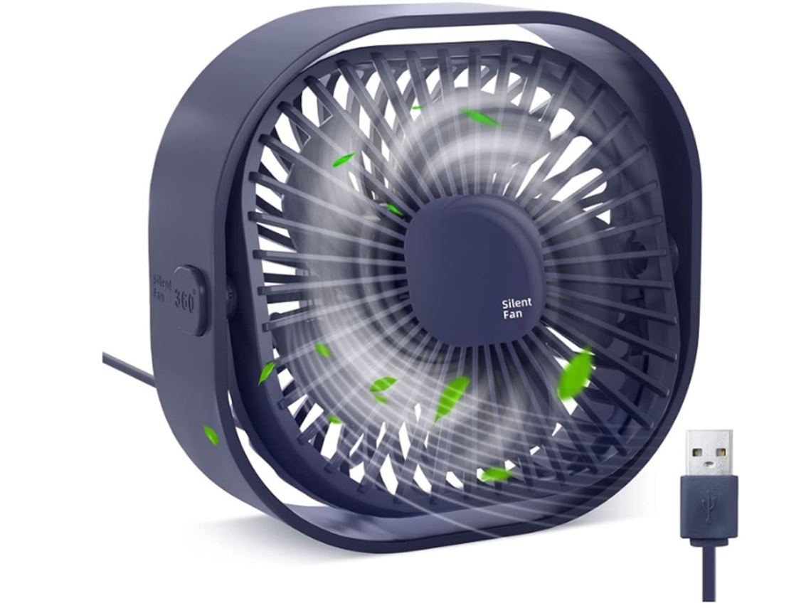Ventoinha de Mesa YIZHOOD Fans267 Azul