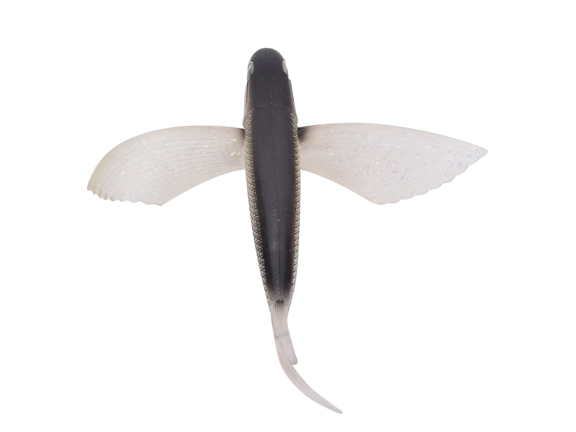 Isca Artificial Peixe Asa de Mosca 6,7in Preta
