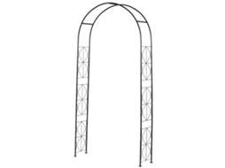 Arco Metálico Para Jardim Com Suporte Para Plantas Trepadeiras