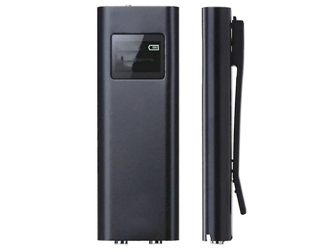 Gravador Profissional Ativado Por Voz, Operação De Um Botão, Usado Para Reuniões, Entrevistas E Discursos 16 Gb Yizhood (preto)