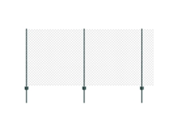 Conjunto 1 Painéis De Cercas Exteriores Vidaxl Verde Aço (10 X 1,2 M)