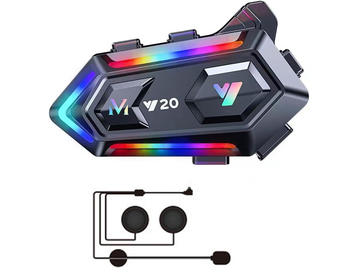 Vuiuyoies Casque Bluetooth Para Moto V3, Filho Estéreo Hifi, Chamadas Claras, Interfone De Com Redução Ruído,