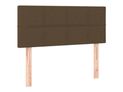 Cabeceira VIDAXL Marrom Tecido (90x5x88 cm )
