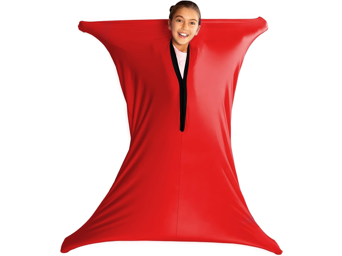 Meias Eifson Sensoriais Elásticas Para O Corpo Para Aliviar O Estresse, Tamanho L (vermelho)