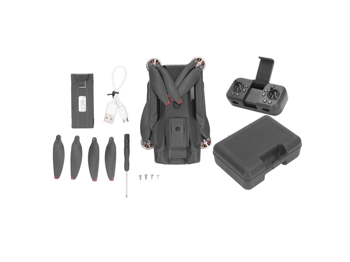 Mali drone Plegável com 3 Câmeras Hd Luzes Led Evasão de Obstáculos Modo Sem Cabeça Motor Brushless para Adultos e Crianças