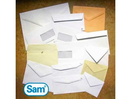 Caixa 250 Sacos Din C5 (162x229) Offset White 90 .