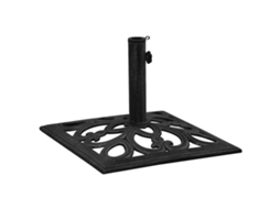 Umbrella Base, Umbrella Bases Vidaxl Preto Ferro Fundido (47 X 47 X 33 Cm)