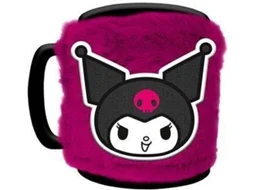 Caneca Felpuda PYRAMID Hello Kitty - Kuromi (Capa Removível - 440 ml)