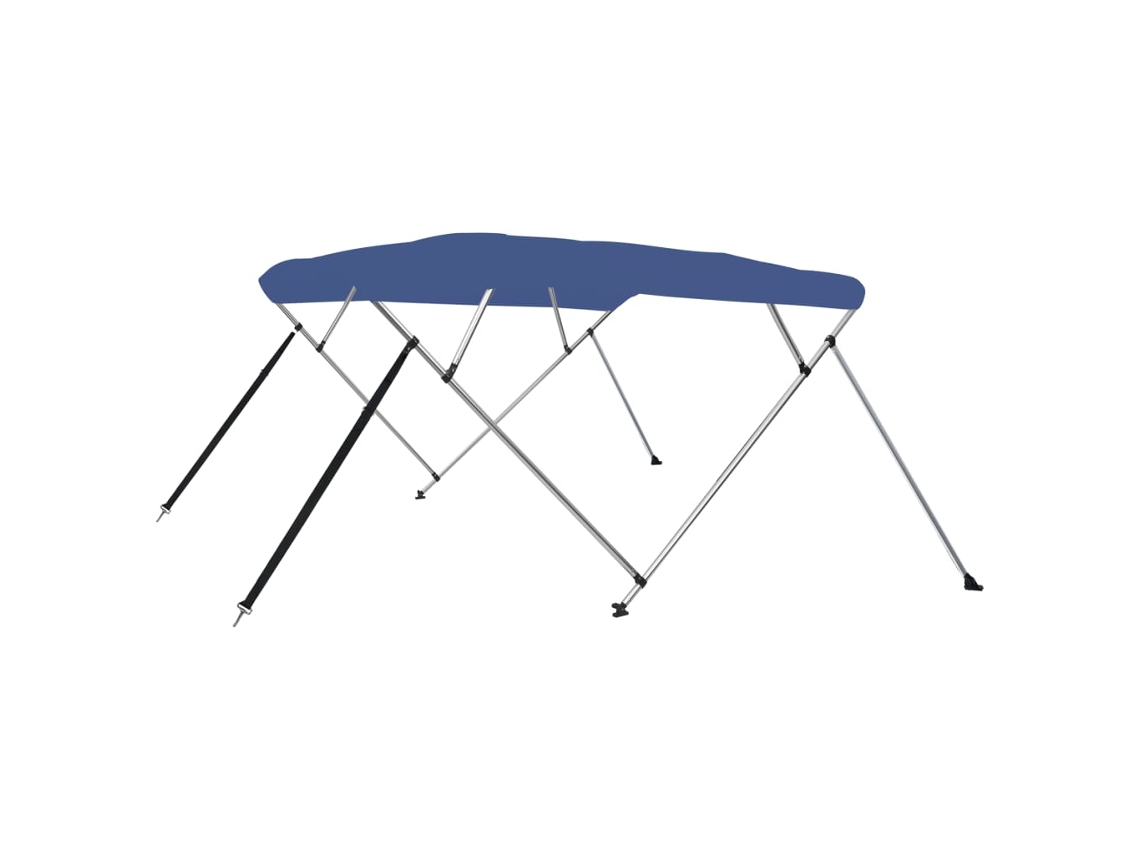 Vidaxl Toldo Em 4 Arcos Bimini 243x180x137 Cm Azul