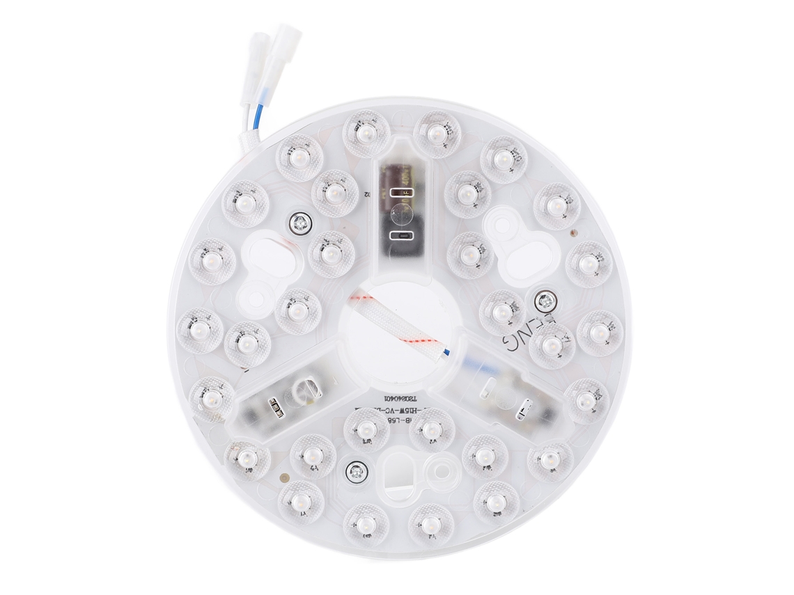 Rebe-kit De Luz Led Para Ventilador De Teto De 5,3 Polegadas, Substituição 3000k-6500k Ajustável 15w 95-265v
