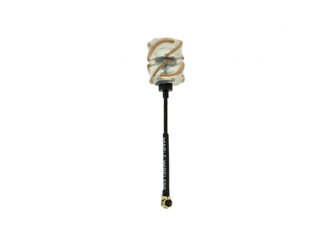 2 Unidades Maple Wireless Light 1s Antena Fpv 5.8ghz 2dbi Polarização Circular Rhcp Ipex P/ Acrobee Mobula7/8 Betafpv 1s Tinywhoop MDUG