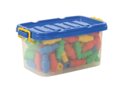 Conjunto De Brinquedo De Construção Com Tubos Flexíveis Eduplay, 80 Peças Multicoloridas