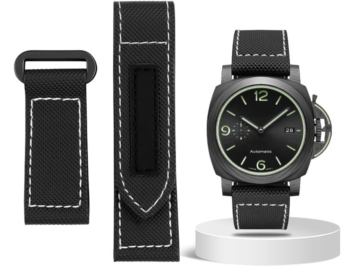 Pulseira de com para 24 Mm Novo Alta Qualidade Fácil Nylon Confortável Durável Resistente Original Perfeita