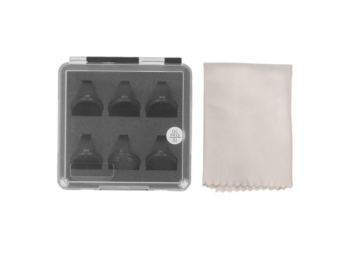 Conjunto de 6 filtros UV para drones: ND8, ND16, ND32 e ND64, em vidro óptico para câmeras de drones Neo.
