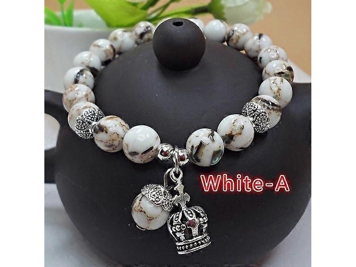 Pulseira Baker Turquesa branco