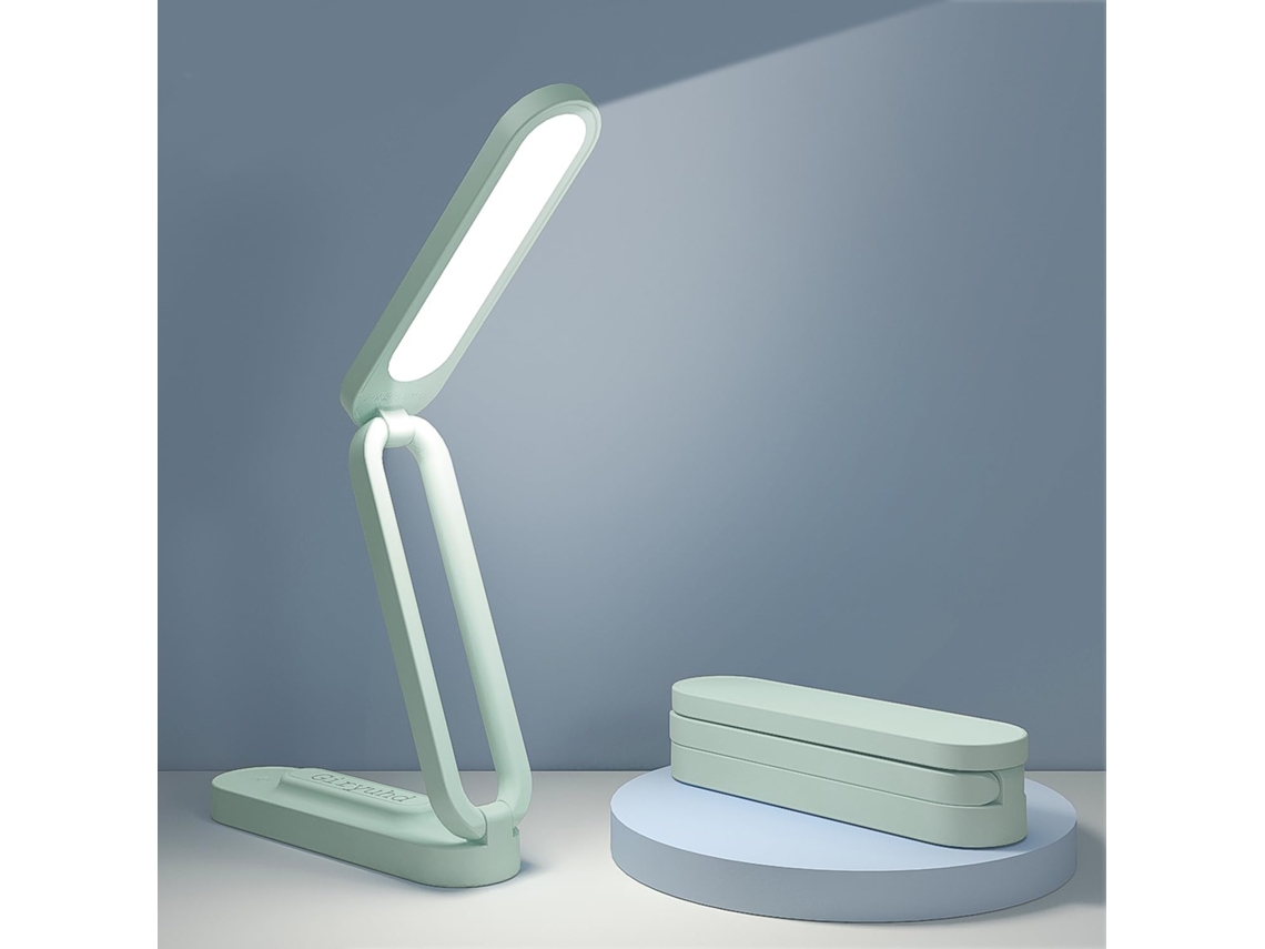 Luminária De Mesa Led Giryuhd Para Escritório E Casa, Alimentada Por Bateria, Dobrável E Portátil, Recarregável, Com 3 Níveis
