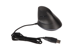 Mouse Vertical Com Fio Ergonômico Rgb Programável