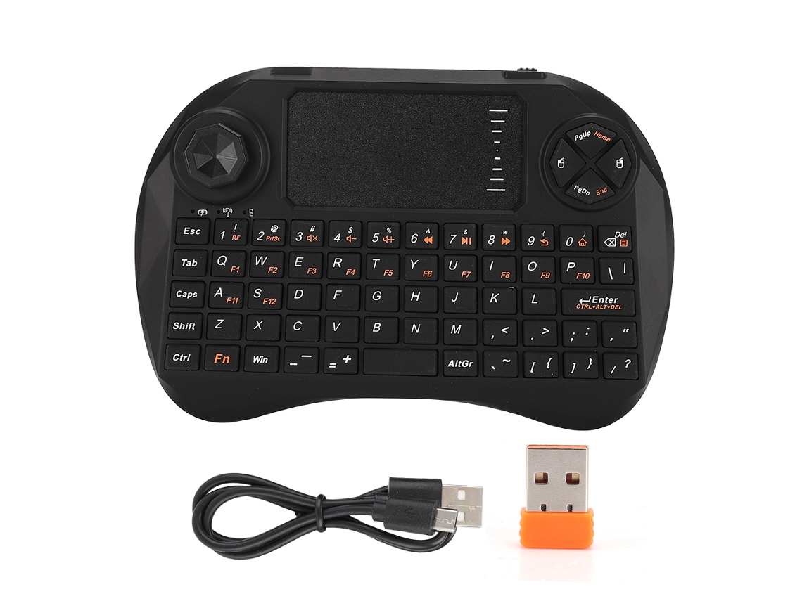Controle remoto sem fio Viboton X3 2,4 GHz para mouse, mini touchpad e teclado sem fio Slowmoose