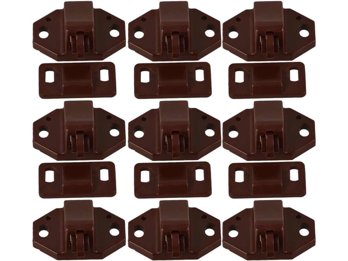 Packove Conjunto De 20-fechos Plástico Para Portas Armário Com Mecanismo Mola Móveis E Armários Resistentes