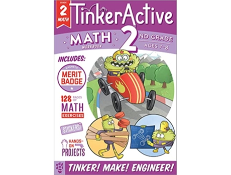 Livro TinkerActive Workbooks 2nd Grade Math de Enil Sidat e Odd Dot (Inglês)