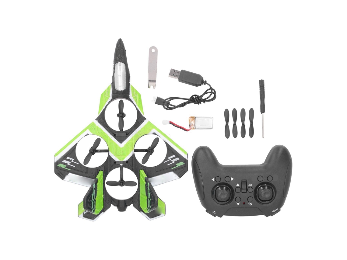 Avião De Espuma Rc Com Luz E Rolo 360 Graus Altitude Fixada Drone Quadcopter Brinquedo Para Crianças E Adultos