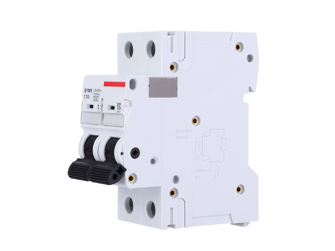 Laxiscreed Disjuntor 2p Miniatura 400vac De Alta Qualidade Para Proteção Eléctrica