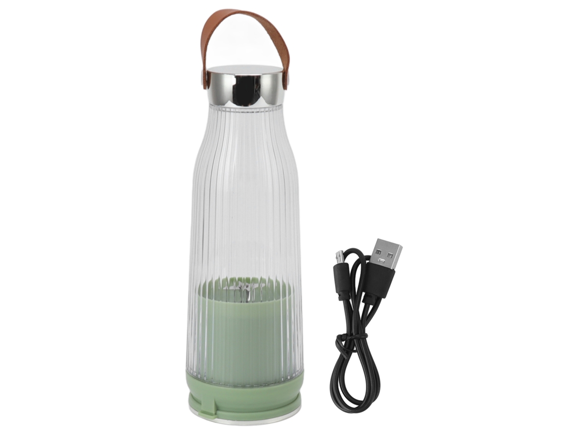 Liquidificador portátil 380ml lâmina inox bateria 1300mAh USB para viagem cozinha office outdoor | S/MARCA