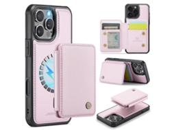 Capa Para Samsung Note 10 Resistente A Quedas Com Resistente A Quedascartão Slots Magnético Destacável Rosa