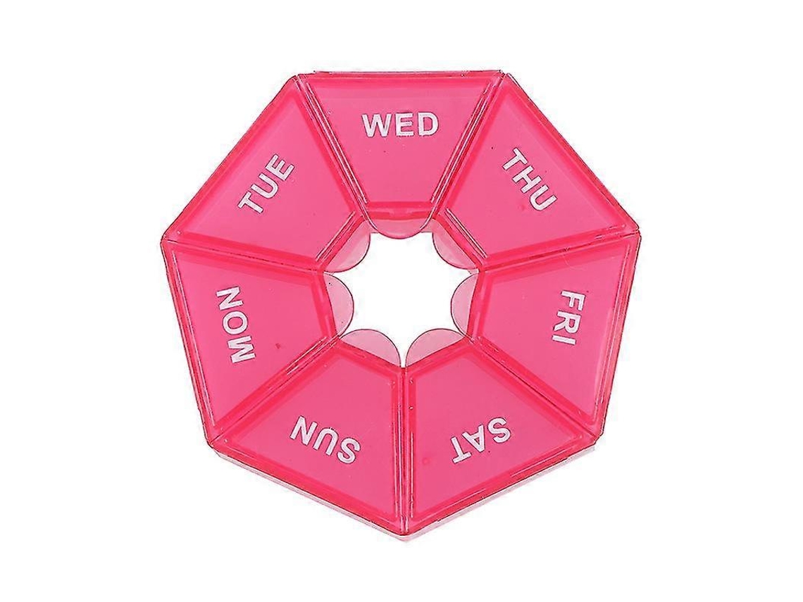 Porta Comprimidos Portátil De Plástico Com Compartimentos Nostalgia88