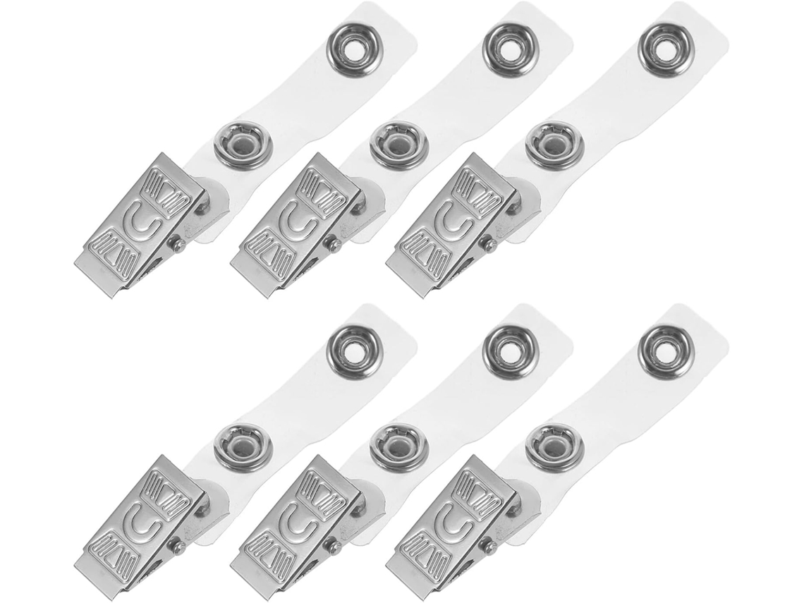 Conjunto De 300 Prendedores Para Crachás, Prendedores De Metal Para Crachás, Porta-cartões De Identificação.