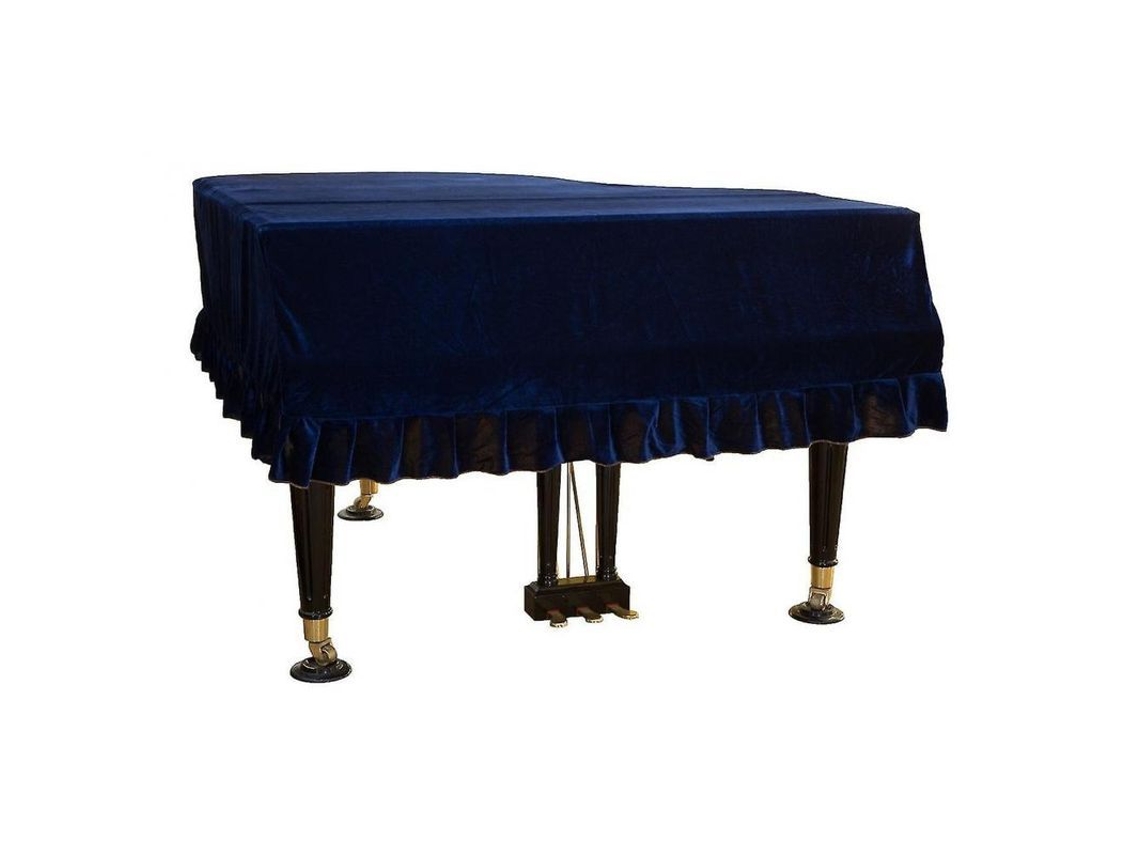 Rebe-funda Protectora De Polvo Para Piano De Cola Hecha De Material Suave Y Duradero Xbn 150-160 Azul