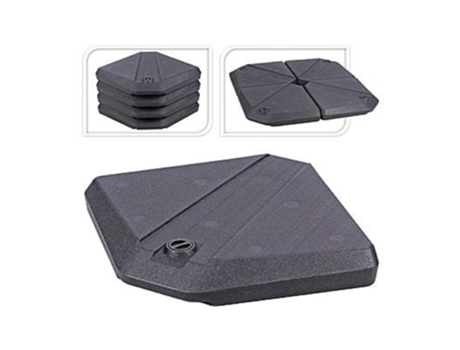 Base rellenable 1/4 49 16 a 25 kg