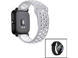 Bracelete + Película de Hydrogel PHONECARE SportyStyle Huawei GT Elegant Cinzento e Branco