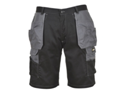 Bermuda Com Coldre De Granito Para Dias Quentes / Preto Cinza / M Portwest