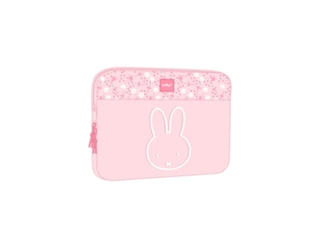 Mochila Escolar Miffy Flores (poliéster 300d Rosa Claro)