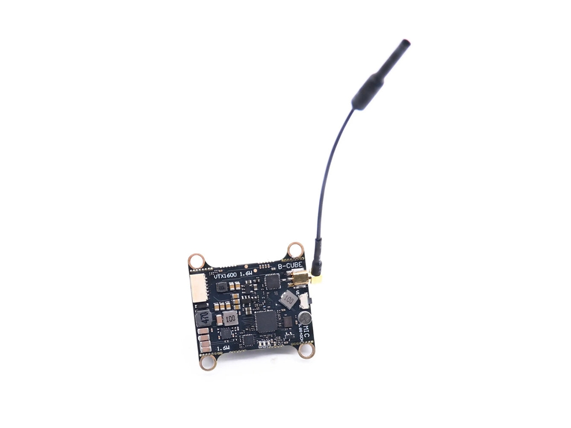 Transmissor Fpv Vtx1600b cube 5.8ghz 48ch Vtx1600 1.6w Vtx800 800mw com Câmera Fpv 2000tvl de 2.1mm Grande Angular Hd 1080p para Drones Fpv MDUG