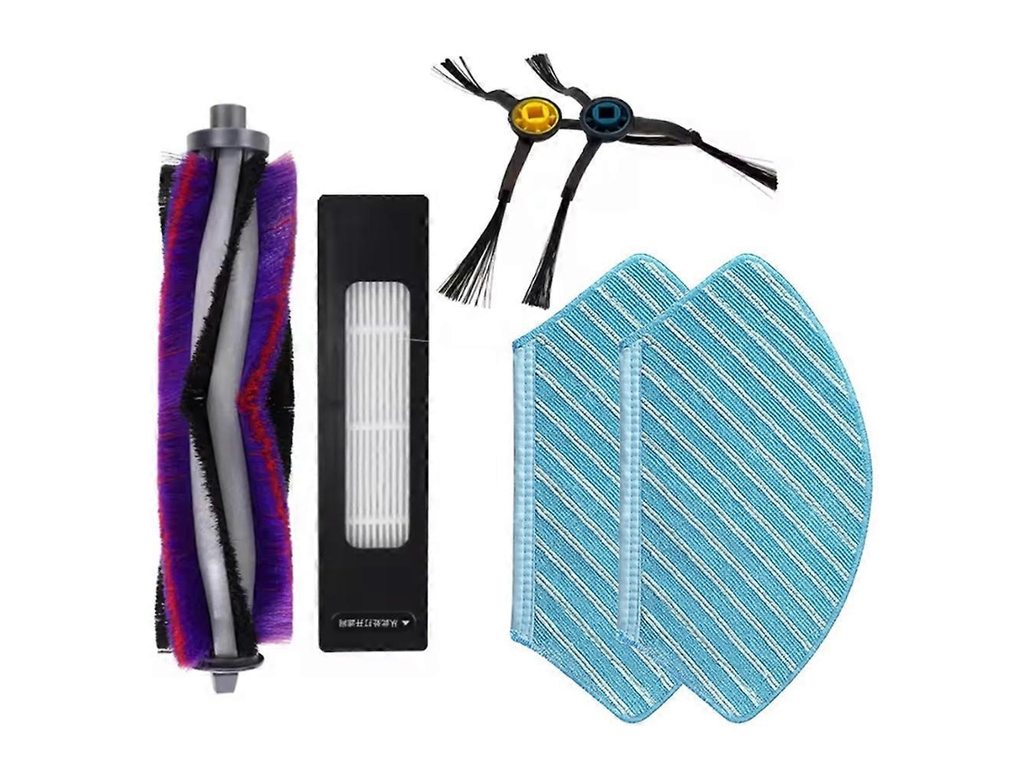 Conjunto De 6 Peças Para Aspirador De Pó M7 / M7 Pro / M7 Max / Ner700: Escova Lateral Principal, Filtro E Esfregão._ozo