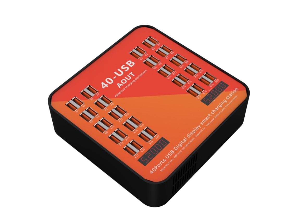 Carregador Usb EOOCOO (saída Multiporta, Compatível com Plugue da Ue)
