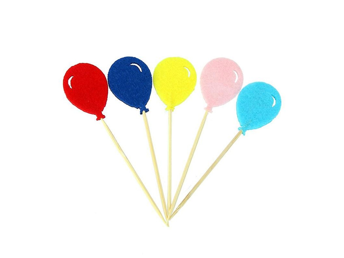 50pcs Toppers De Cupcake De Balão