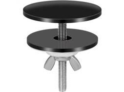 Lurelia Tampa Para Furo, Inox, 5 Cm
