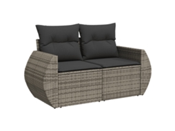 Garden Sofa, Garden Sofas Vidaxl Cinzeto Rattan / Vime (n/a)