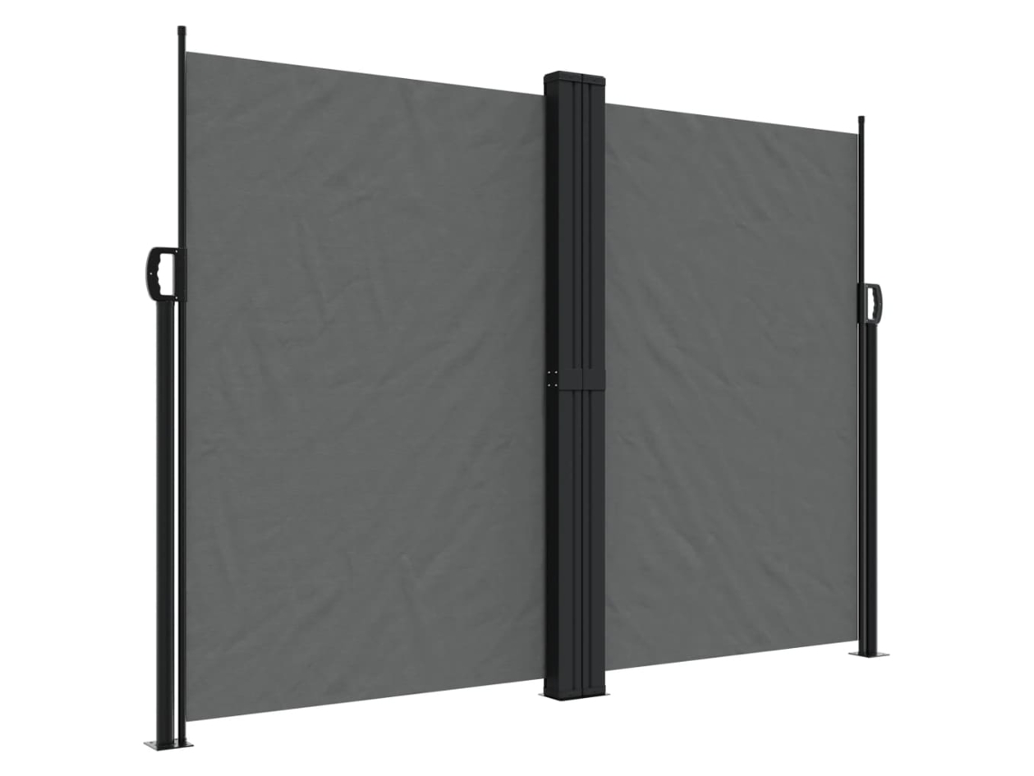 Retractable Side Awning, Retractable Side Awnings Vidaxl Antracite Poliéster (180 X 600 Cm)