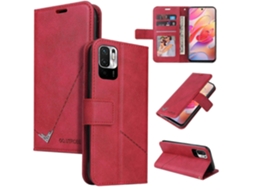 Capa De Couro Com Ângulo Reto Gqutrobe Para Xiaomi Redmi Note 10 5g